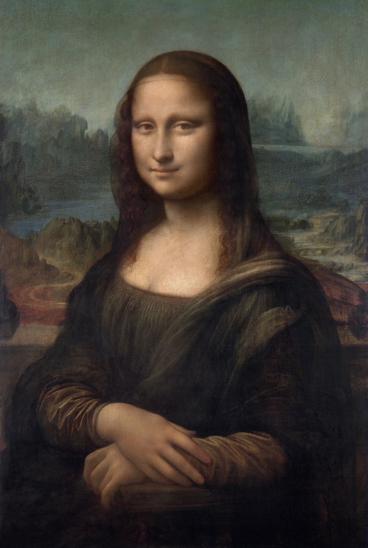 Annotated details from Mona Lisa by Leonardo da Vinci